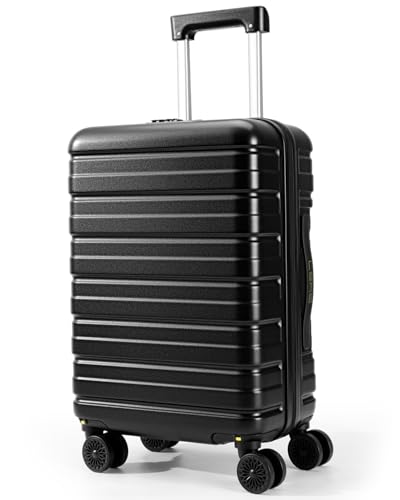 Lekesky 16 Inch Underseat Carry On Luggage Airline Approved, B-Black | Small Underseat Carry-on Luggage with TSA Lock Spinner Wheels, Personal Item Luggage Removable Wheels for Travel - color: B-Black, size: 16 Inch
