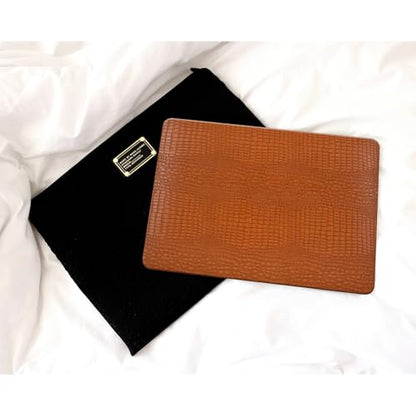 Case for Crocodile MacBook Pro 14 inch 2026 2025-2021 M5 M4 M3 M2 M1, Brown | Crocodile Skin Alligator Leather Hard Case+Keyboard Cover (Model A3427 A3426 A3434 A3112 A3185 A3401 A2918 A2992 A2779 A2442) - color: # Crocodile Brown