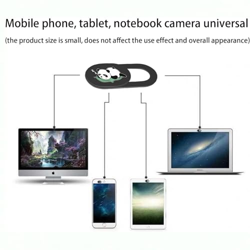 3 Pack Laptop Web Camera Cover Ultra Thin (0.027in) Webcam Cover Slide Turtle Printed for Laptop,Desktop,PC,Macboook,iMac,Computer,Smartphone