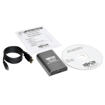 Tripp Lite USB 2.0 to HDMI Dual or Multi Monitor External Video Graphics Card Adapter 128 MB SDRAM - 1920x1200,1080P(U244-001-HDMI-R) - style: HDMI