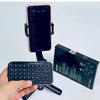 Bluetooth 3.0 Keyboard,Rechargeable Mini Slim Travel Size Wireless Pocket Keypad Small Portable 49 Keys Keyboard for PC Notebook Tablets Smartphones