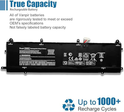 BN06XL Laptop Battery Replacement for HP Spectre X360 15 15-EB 15-EB0000NS 15-EB0005UR 15-EB1043DX Convertible 15-EB0005NI 15-EB0002NN Series HSTNN-IB9A BN06072XL L68235-1C1 L68299-005 - size: 11.18*2.95*0.31 inch BN06XL
