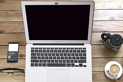 CloudValley Webcam Cover Slide, 0.023 in Camera Cover for Laptops, MacBook Pro, MacBook Air, iMac, iPad, PC/Computer, Tablets, Ultra-Thin Web Blocker Protecting Your Privacy [4-Pack] - color: Black-Oval, size: 4 packs webcam cover
