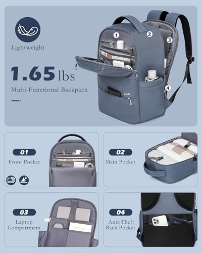 Coolife Luggage Sets 3 Piece, 20In Carry On Luggage with Spinner Wheels PC Hardside Suitcase Set with Travel Backpack (Blue, Backpack/TB/20) - color: blue, size: 3 piece set (Backpack/TB/20)