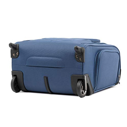 Travelpro Tourlite Softside 15-Inch Compact Carry-On, Upright 2 Wheel Bag, Lightweight Rolling Underseat, Blue - color: Blue