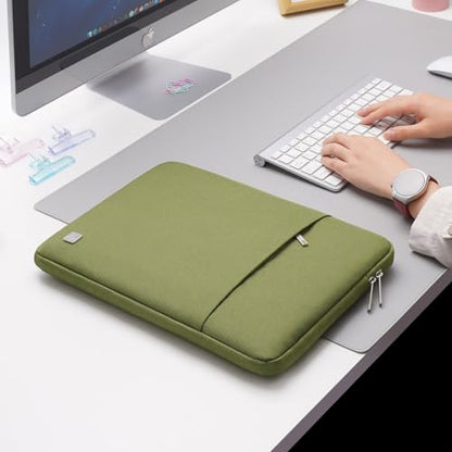 NIDOO 13 Inch Laptop Sleeve 14 inch Computer Carrying Case Bag for 14" MacBook Pro M4 M3/13.5" Surface Laptop 5 6 7/14" ThinkPad E14 L14 / ThinkPad X1 Carbon Yoga/14 ASUS ROG Zephyrus G14, Green - color: Green, size: 12.5-13 Inch / 2017 New MacBook Pro