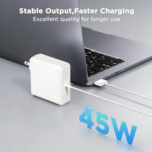 45W Charger for MacBook Air, 45W Magnetic2 T-Tip Power Adapter Charger Replacement for Mac Air 11/13 Inch(Applicable to 2012-2017) - size: PA-45W