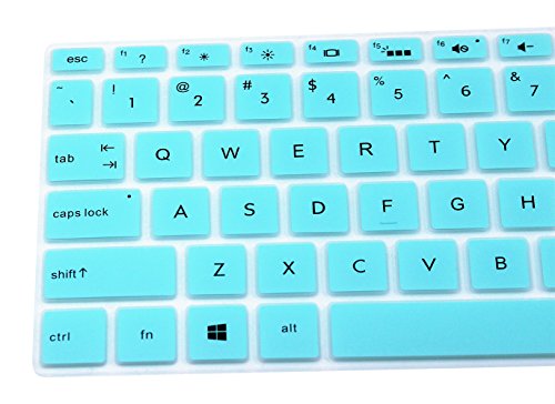 Silicone Keyboard Cover Compatible for 15.6" HP Pavilion x360 15-br075nr, Pavilion 15-cc 15-cb Series 15-cc010nr 15-cb010nr, HP Envy x360 15m-bp 15m-bq Series, HP Envy 17.3" 17m-ae011dx (Mint Green) - color: Mint Green