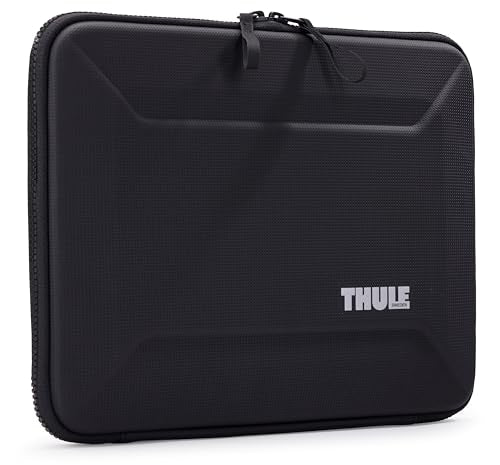Thule Gauntlet Sleeve - Fits 14" MacBook - Rigid Exterior Protection - Padded Interior Prevents Scratches and Damage - color: BLACK, size: 14"