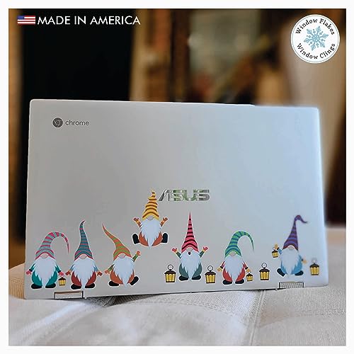 12 x Gnomes Laptop Stickers Set - Cute Gnome Sticker Decal for Laptop - Computer Laptop Decals Aesthetic - Skateboard, Journal and Water Bottle Stickers - style: Small Gnomes Stickers (Set of 12)