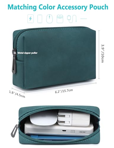 HYZUO 13.3-14 Inch Laptop Case Sleeve with Stand Feature, Dark Green | for MacBook Pro 14 M5/M4/M3/M2/M1 A3426 A3427 2026-2021, MacBook Pro/Air 13.3, 13.5 13.8 Surface Laptop,HP Spectre X360 13/14 - color: Dark Green, size: 13.3-14 Inch
