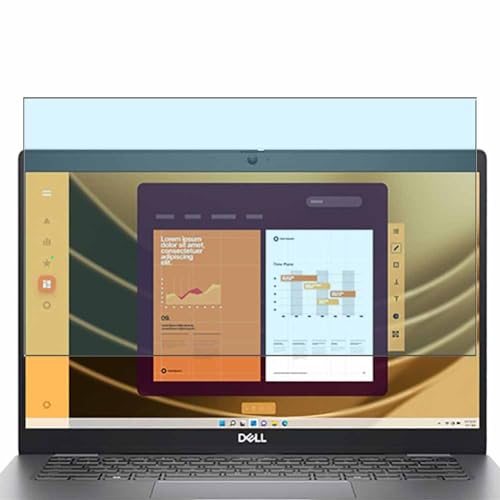 Puccy 2 Pack Anti Blue Light Screen Protector, compatible with Dell Latitude 5000 5450 14" Laptop TPU Film Guard （ Not Tempered Glass Protectors ）