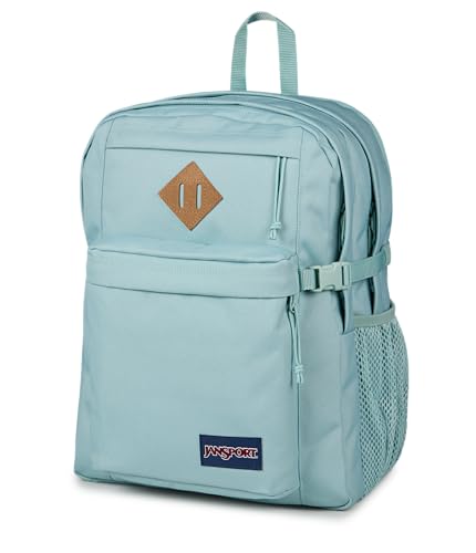 JanSport Main Campus Backpack - Travel or Work Backpack with 15-Inch Laptop Sleeve and Dual Water Bottle Pockets, Faded Sage - color: Faded Sage