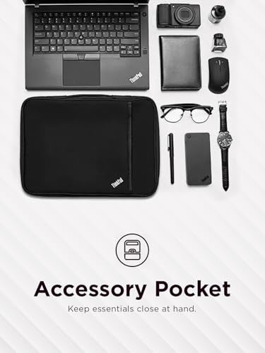 Lenovo ThinkPad 14-Inch Laptop Sleeve – Slim Protective Notebook & Tablet Case Compatible with ThinkPad, MacBook Air & MacBook Pro – Lightweight, Shock-Resistant