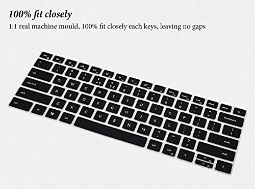 Keyboard Cover for 14" Dell Inspiron 14 5410 5418 5420 5425 5430 7415 7420 7425 7430 7435,Dell Latitude 14 3320 3420/Inspiron 16 5635 5630 5620 5625 7635 7630 7620 16"/Inspiron 13 5310 5320 Skin-Black - color: Black, size: 13-14 Inch