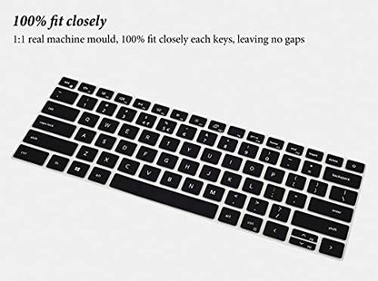 Keyboard Cover for 14" Dell Inspiron 14 5410 5418 5420 5425 5430 7415 7420 7425 7430 7435,Dell Latitude 14 3320 3420/Inspiron 16 5635 5630 5620 5625 7635 7630 7620 16"/Inspiron 13 5310 5320 Skin-Black - color: Black, size: 13-14 Inch