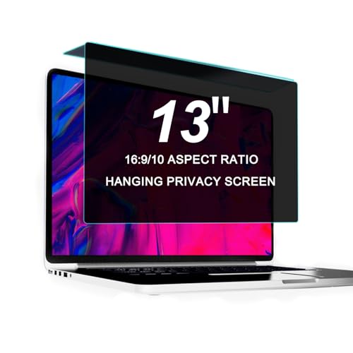 Acrylic Screen Protector Privacy Screen Panel for 13 Inches Laptop Monitor,Hanging Type Anti Blue Light/Anti Glare,Removable and Easy Installation,16:9/10 Aspect Ratio,16:09(297X204mm) - size: 16:09(297X204mm)