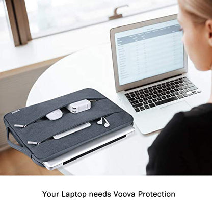 Voova 15.6-16 Inch Laptop Sleeve, Laptop Case, MacBook Case, Dark Gray | Slim splash-proof 16-inch laptop sleeve compatible with MacBook Pro M1-M5 Max, HP, Lenovo, Acer and Asus for daily use - color: Dark Grey, size: 15.6-16 Inch