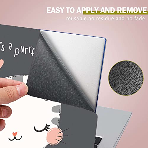 Laptop Notebook Skin Sticker Cover Decal Fits 12 13 13.3 14 15 15.4 15.6 inch Laptop Protector Notebook PC | Easy to Apply, Remove and Change Styles (Cute Cat) - color: Cute Cat