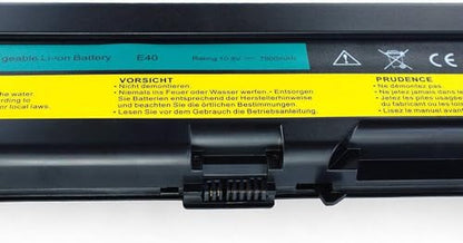 DTK E40 E420 Extended Laptop Notebook Battery Replacement for IBM Thinkpad T420 T510 E425 L520 Sl410 E520 E525 L410 L412 L420 L421 L510 E50 0578 L512 Sl510 T410 T520 W510 W520 10.8V 7.8AH