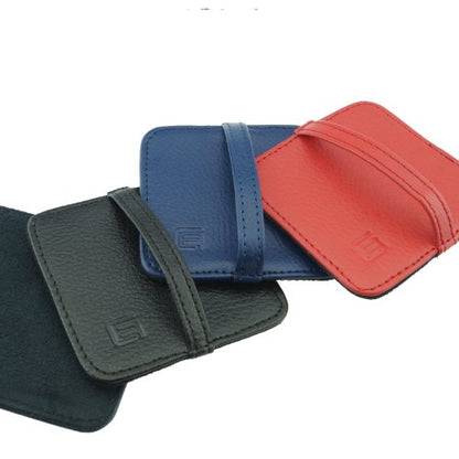 Eco-Fused Microfiber Cleaning Cloth Pad - 6 Pack of 3 x 3 inches Pads - Ideal for Cleaning Smart Phones, Tablets, Laptops, Computers, TV Screens (Blue, Black, Red - 6 Pack) - color: Blue, Black, Red - 6 Pack