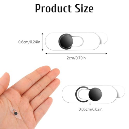 YUXIANLB Single Front Camera Cover, Camera Len Protect Privacy Covers Webcam Blocker Ultra-Thin Transparent Slide Protection Stickers for Laptop Computer Smartphone