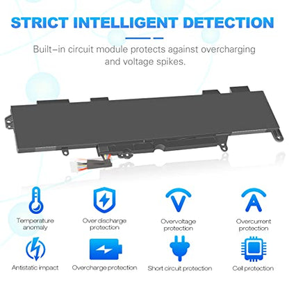 Futurebatt SS03XL Battery 933321-855 for Hp EliteBook 840 g6,EliteBook 730 735 740 745 830 836 840 846 G5 ZBook 14U G5 G6 Series SS03050XL-PL 932823-171 HSN-113C-4 932823-421 HSN-112C HSTNN-IB8C - size: SS03XL