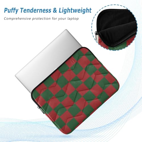 Laptop Sleeve Case with Chessboard Pattern, Padded Protective Computer Sleeve Bag for 13-16 Inch Laptops, Lightweight Waterproof Notebook Pouch for Men and Women (15.7x11.8inch) - size: L:15.7x11.8x0.8inch