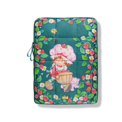 Sonix | Puffy Laptop Sleeve | 15-16 Inch, Quilted Pillow Puffer Laptop Carrying Case, Computer Sleeve | Strawberry Shortcake & Custard - color: Strawberry Shortcake & Custard
