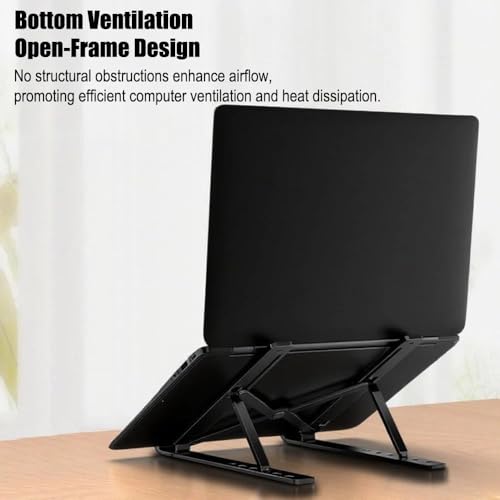 Adjustable & Foldable Laptop Stand | Portable Notebook & Tablet Holder | Portable, Notebook Holder, Tablet Holder