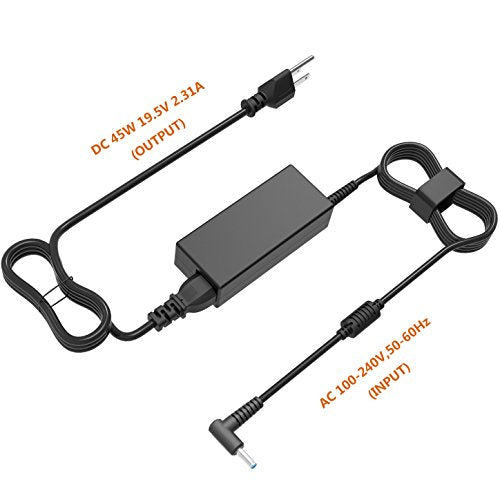 45W Ac Adapter Charger/Power Supply for HP 17 17Z 17T 17-AK 17-AR 17-BS 17-BY 17-CA 17-CN:17-ak013dx 17-by1053dx 17-by0021dx by0088cl by1061st 17-bs062st 17-ca0020nr 17-ar050wm 17-cn0021nr cn0025nr