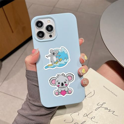 60pcs Cartoon Koala Stickers for Kids Journals,Lovely Aesthetic Vinyl Decals for Teens Laptops Water Bottle Suitcase Skateboard Phone Pad (Koala) - color: Koala