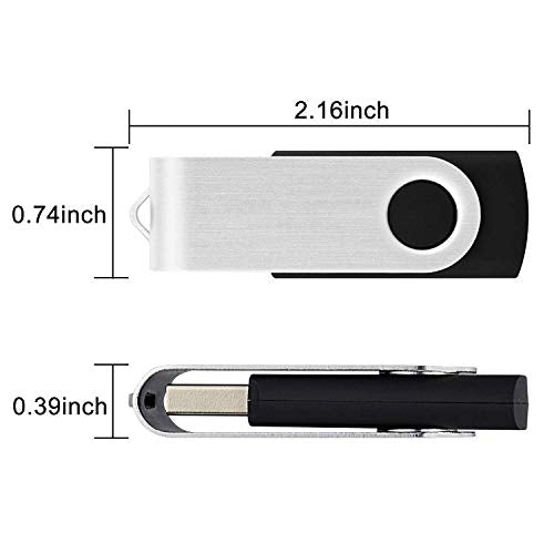 USB 3.0 Flash Drive, KEXIN 16 GB Flash Drive 3.0 16GB Thumb Drive Bulk Jump Drive Memory Stick Zip Drive, Black 10 Pack - size: USB 3.0-16G, style: 10 Pack