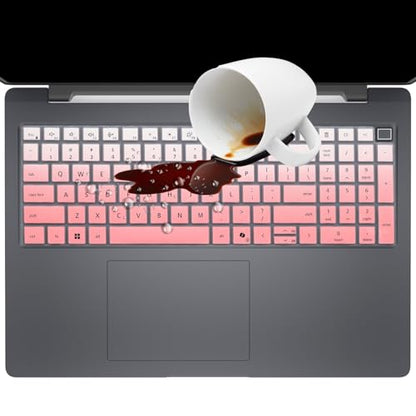 Keyboard Cover for 16" Dell Pro 16/Pro 16 Plus/Pro Max 16 PB16250 PB16255 PC16250 PC16255 MC16250 MC16255 & Pro Max 18 Plus MB1825 (NOT FIT Pro 16 Premium, Dell Pro 3/5/7 16")-Opink - color: Ombrepink
