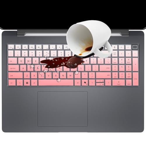 Keyboard Cover for 16" Dell Pro 16/Pro 16 Plus/Pro Max 16 PB16250 PB16255 PC16250 PC16255 MC16250 MC16255 & Pro Max 18 Plus MB1825 (NOT FIT Pro 16 Premium, Dell Pro 3/5/7 16")-Opink - color: Ombrepink