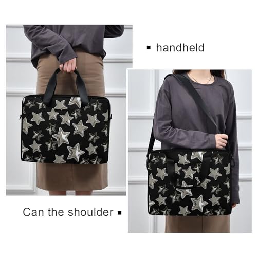 MNSRUU Laptop Bag for 15.6 inch Black Gothic Bats - color: Star I23271