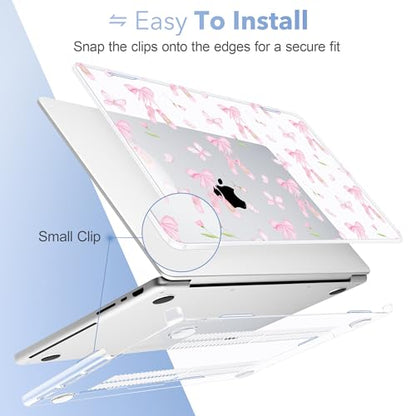 May Chen for 2026 MacBook Pro 14-inch M5 M4 M3 M2 M1 Pro/Max Chip, Release 2026 2025-2021, Model A3427 A3426 A3434 A3112 A3401 A3185, Plastic Hard Shell with Keyboard Cover, Ballet Shoes - color: Ballet shoes