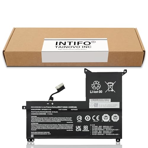 54Wh NP50BAT-4-54 Laptop Battery Compatible with CLEVO NP70 X17 AT22 Gigabyte G5 GE KF G7 KE Schenker XMG Focus 16 Colorful X15 at XS22 6-87-NP5KS-51B00 6-87-NP5KS-53G00 [15.4V 3410mAh 4-Cell]