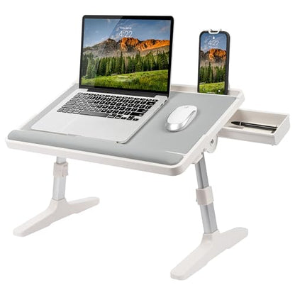 LAPGEAR Easy Tilt Table Bed Desk - Gray, Fits 17.3" Laptops - color: Gray