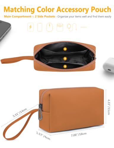 HYZUO 13 Inch Laptop Case Sleeve Bag with Adjustable Stand, Brown | for MacBook Air 13 M5 A3449 M4 M3 M2 M1 2026-2018, 13" MacBook Neo 2026, MacBook Pro 13 M2 M1 2026-2016, Surface Pro, XPS 13 - color: Brown, size: 13 Inch