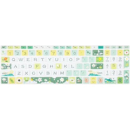 Keyboard Cover for 15.6 HP Laptop 15-fc 15-fd 15t-fd 15z-fc Series, HP Pavilion 15-eg 15t-eg 15-eh 15-er, 17z-ca 17-cn 17-cp 17z-cp Series, Spring Flowers - color: Spring Flowers