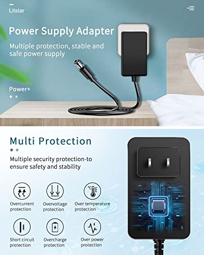 18V 1A AC DC Power Supply Adapter, US Wall Charger, DC Plug 5.5x2.1mm & 2.5mm Compatible with for 18volt (0.1A 0.15A 0.2A 0.25A 0.3A 0.4A 0.5A 0.6A 0.7A 0.8A 0.9A) 100mA~1000mA Equipment