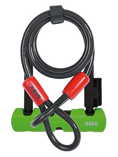 ABUS MINI Ultra 410 Bike U-Lock - color: Black, size: 5.5, style: 410 Mini + Cobra