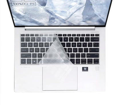 Keyboard Skin Cover Compatible with HP EliteBook 840 845 G9 G10 14" & HP EliteBook 830 835 G9 G10 13.3 inch Laptop, HP EliteBook Keyboard Accessories (Not fit 840 845 1040 G8 G7 G6 G5 G4 G3) Clear - color: Clear