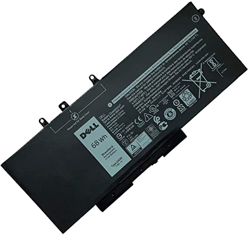 DELL GJKNX 7.6V 68Wh 4-Cell Notebook Battery For DELL Latitude 5280 5290 5480 5490 5491 5495 5580 5590 5591, Precision 3520 Precision 3530 Laptop , Alternant Part Number: 5YHR4 451-BBZG 93FTF 3DDDG