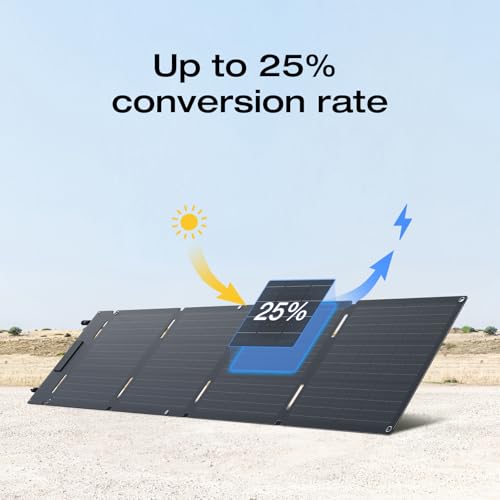EF ECOFLOW Solar Generator RIVER 3 & 60W Solar Panel, 245Wh 300W | LFP Battery, 300W Up to 600W AC Output, <20 MS UPS, 1Hr Fast Charging Power Station for Outdoor/RVs - style: RIVER 3+60W Solar Panel