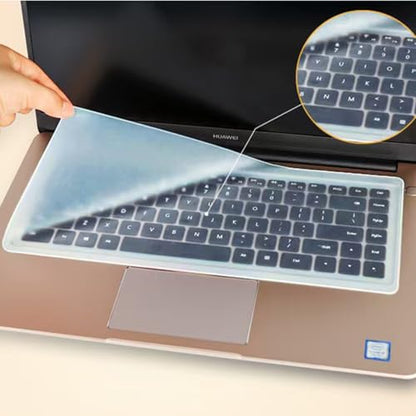 4 PCS Laptop Keyboard Protector Silicone Transparent Cover for Dustproof Protection Compatible with 13-14 Inch - color: polychromatic