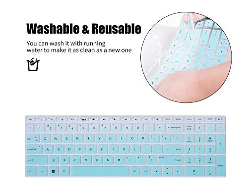 iKammo Keyboard Cover Skin Compatitle 15.6" HP Pavilion x360 15-DQ0953CL, HP Envy X360 15M-BP012DX 15M-BP011DX 15M-BQ021DX, Pavilion 15-CB010NR 15-CB071NR 15-CC020NR, 17.3" HP Envy 17M-AE111DX - color: GRADUAL-BOHELV