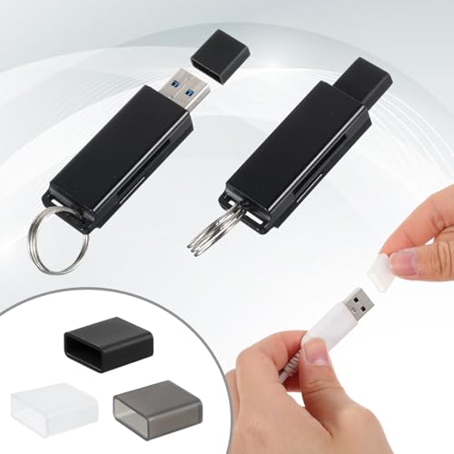 USB Cover Cap, 30 Pcs USB A Male Anti-Dust Plug Cover Silicone USB-Dust Covers USB-Cap, 3 Colors