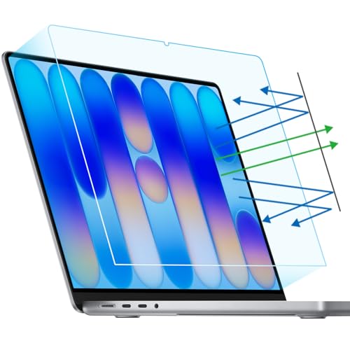 F FORITO 2-Pack Anti Blue Light Matte Screen Protector Compatible with 2026 MacBook Neo 13 inch with A18 Pro Chip - Eye Protection Blue Light Blocking & Anti Glare Laptop Screen Protector - size: for MacBook Neo 13"(2026, A18 Pro)